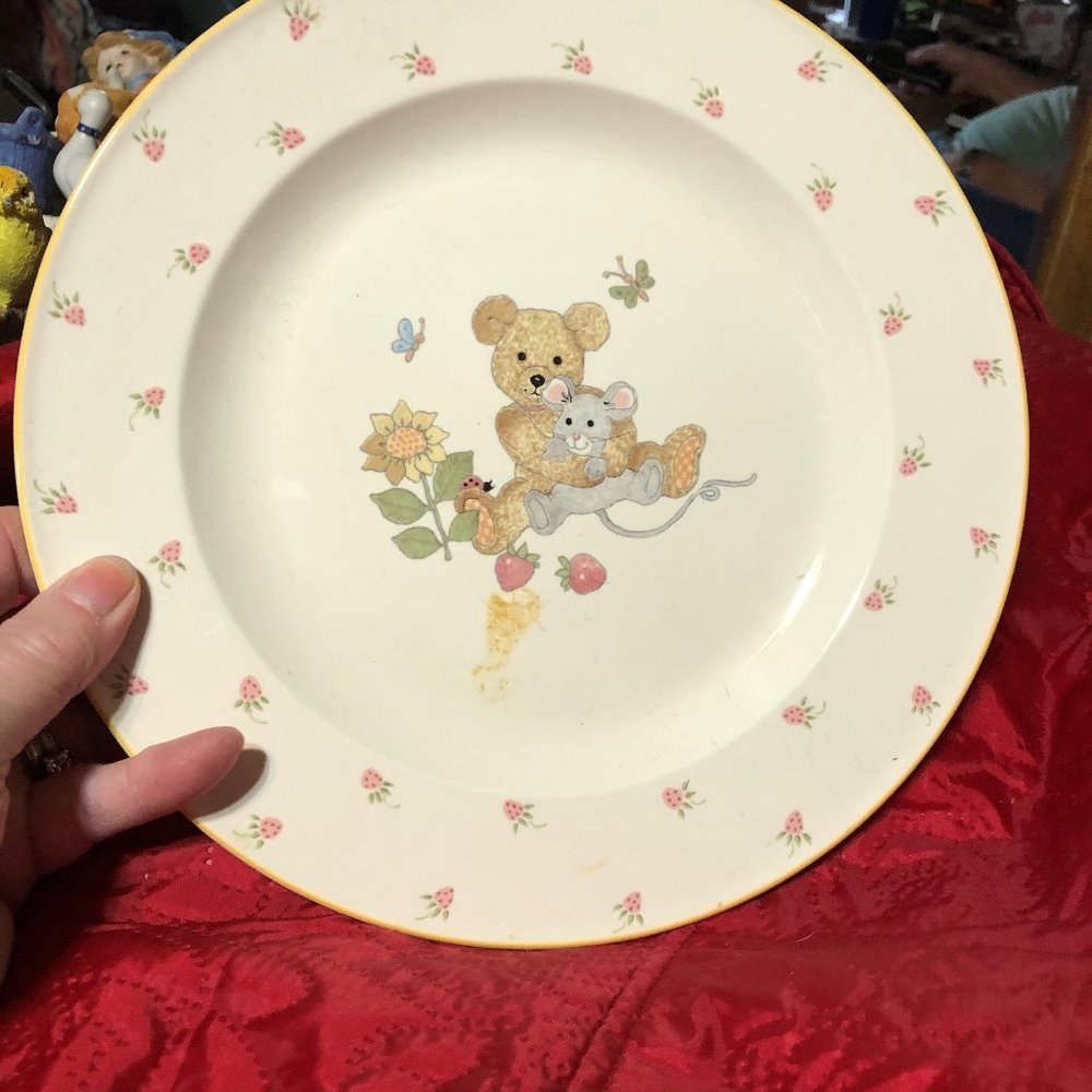 Vintage Mikasa Dinner plate Teddy